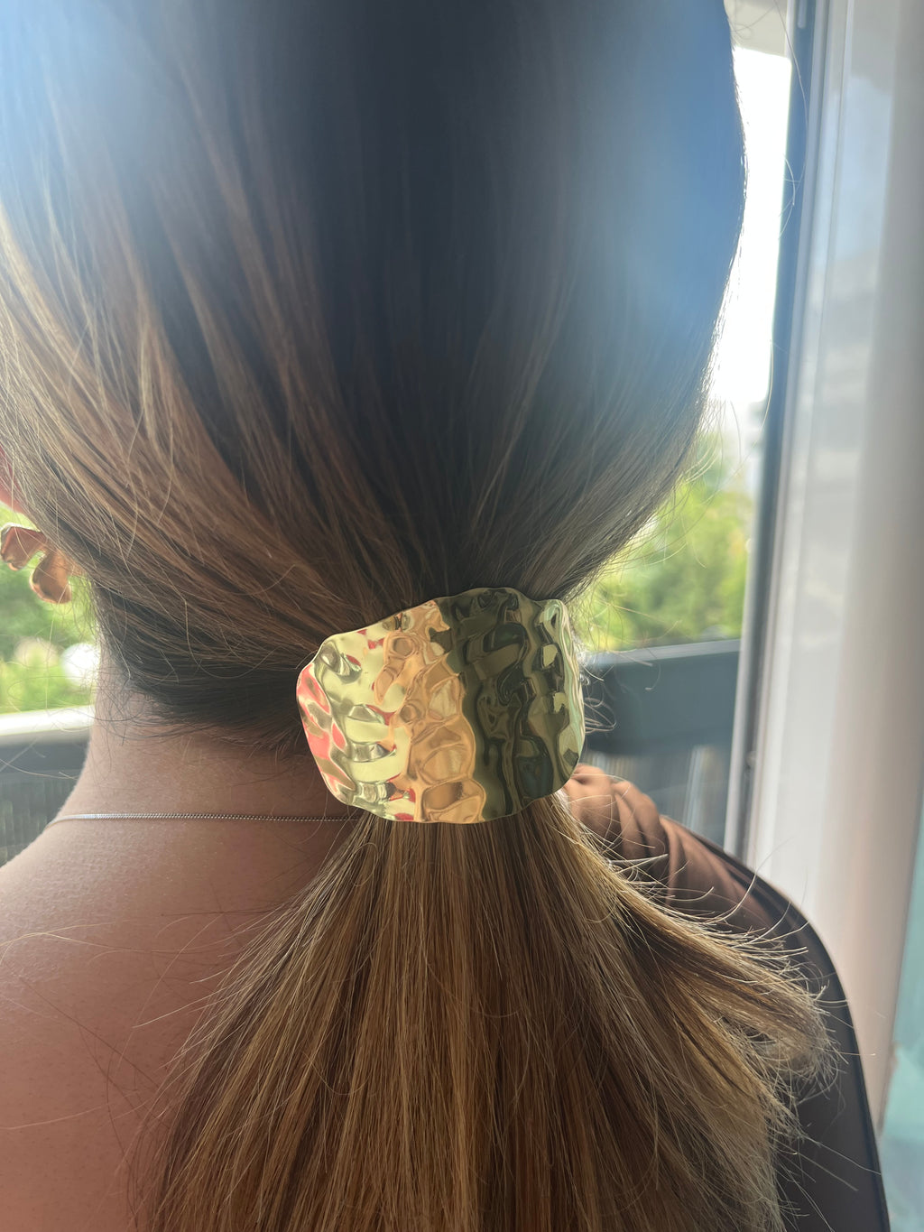Attache cheveux Doré