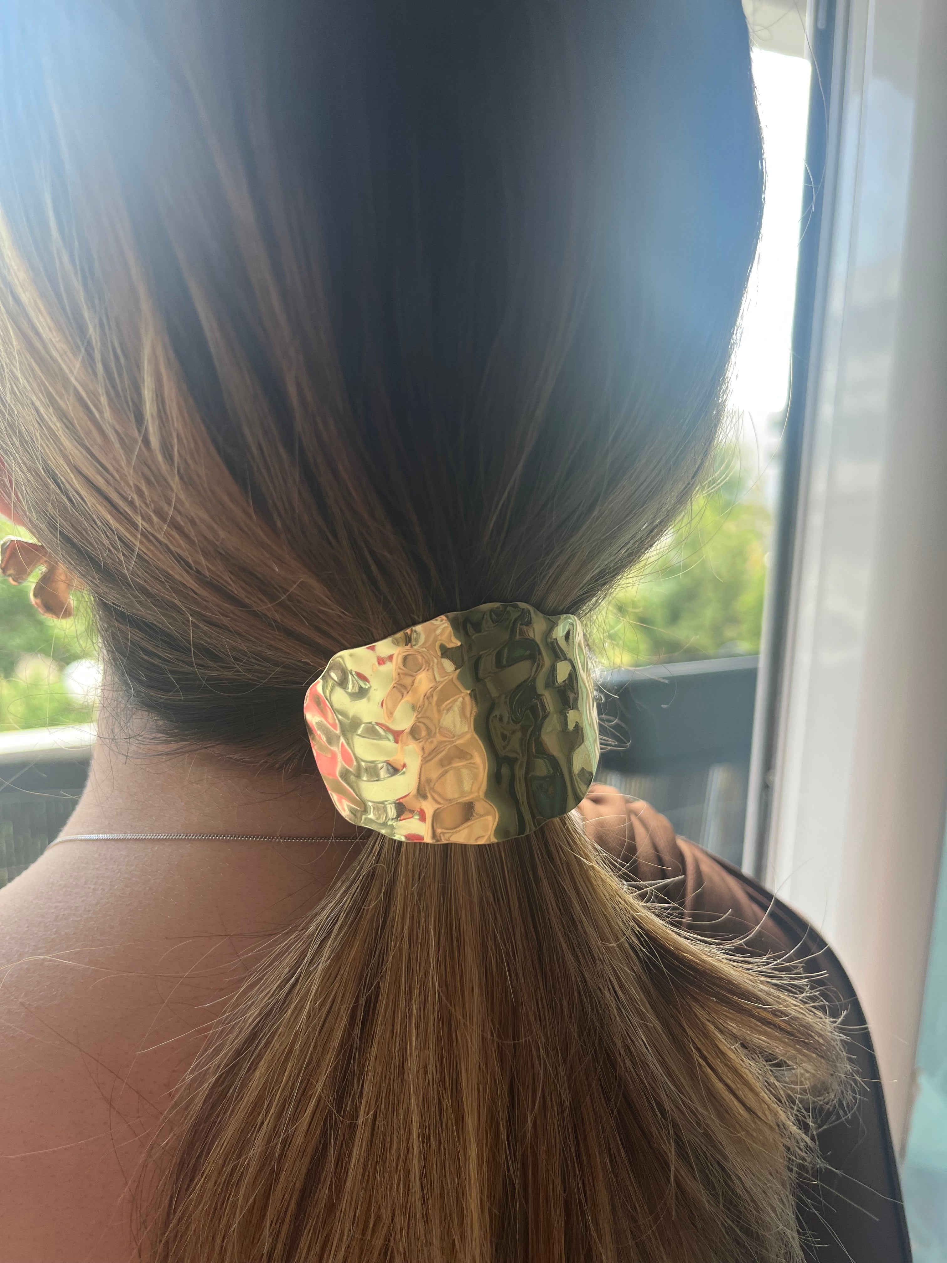 Attache cheveux Doré