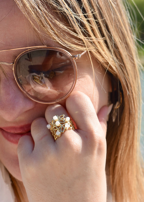Bague Camélia