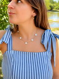 Collier trèfles nacrés