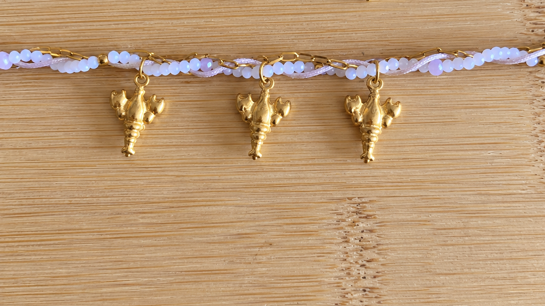 bracelet écrevisse