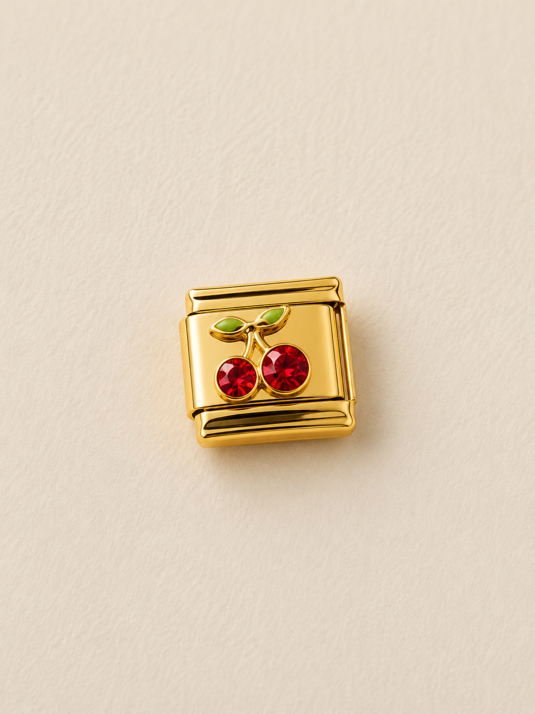 Charm cerises maillon