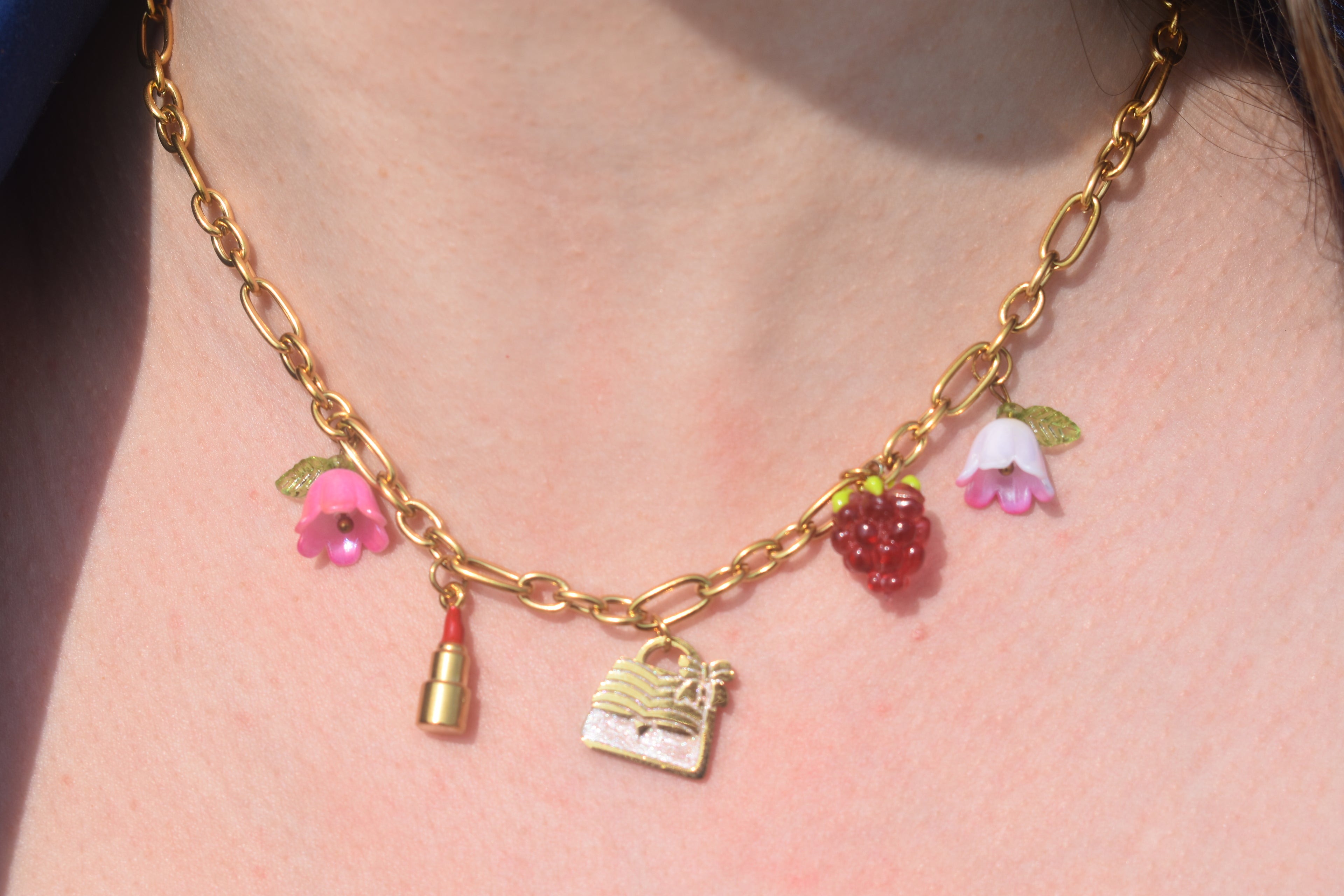 Collier framboise