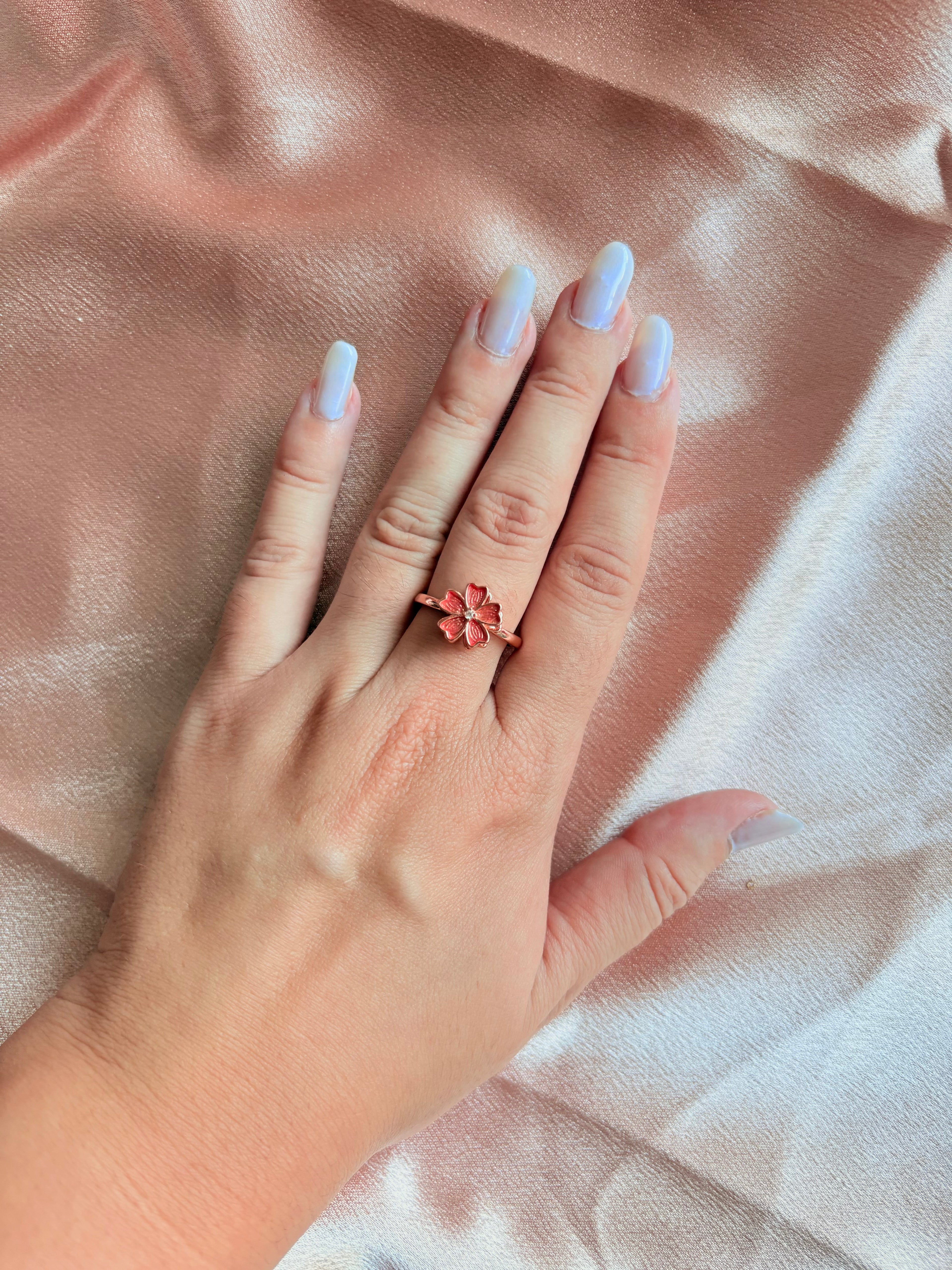 Bague antistress flower Autumn