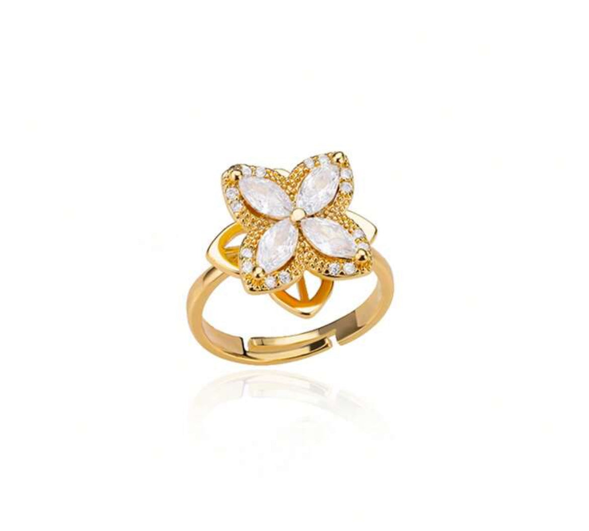 Bague antistress Flower