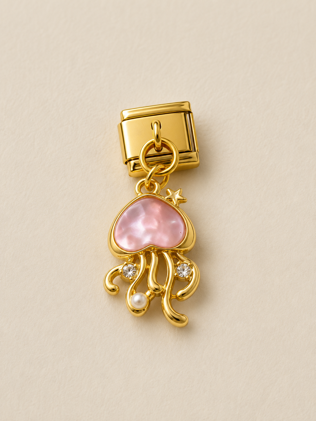 Charm méduse maillon