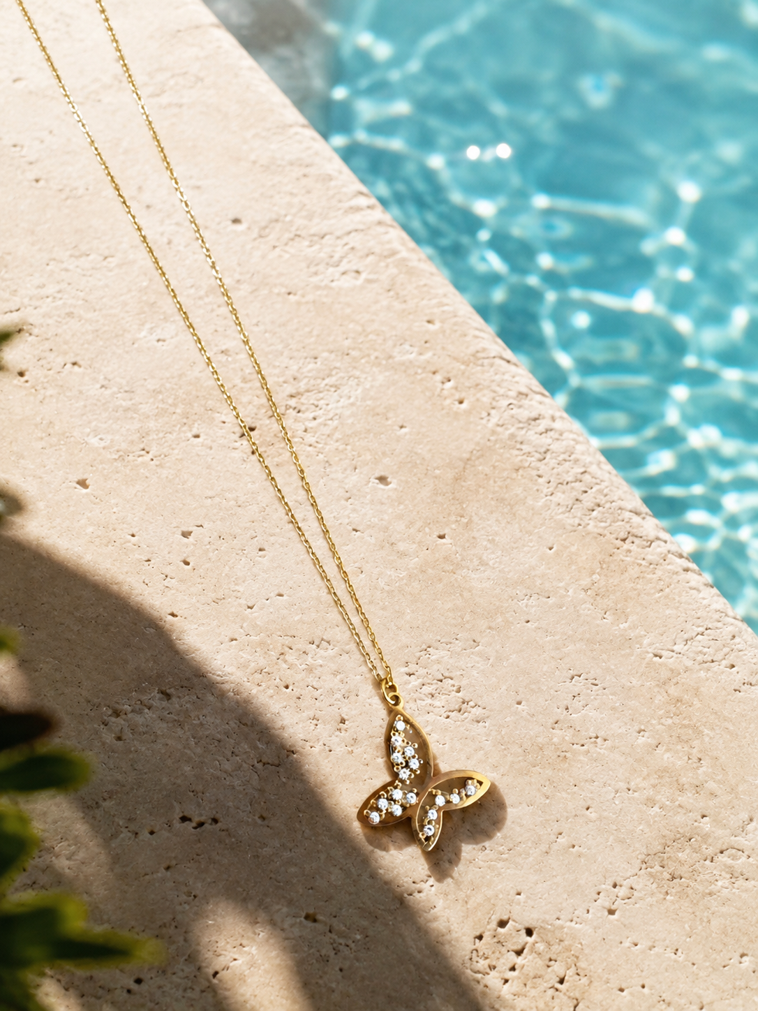Collier Émilienne papillon