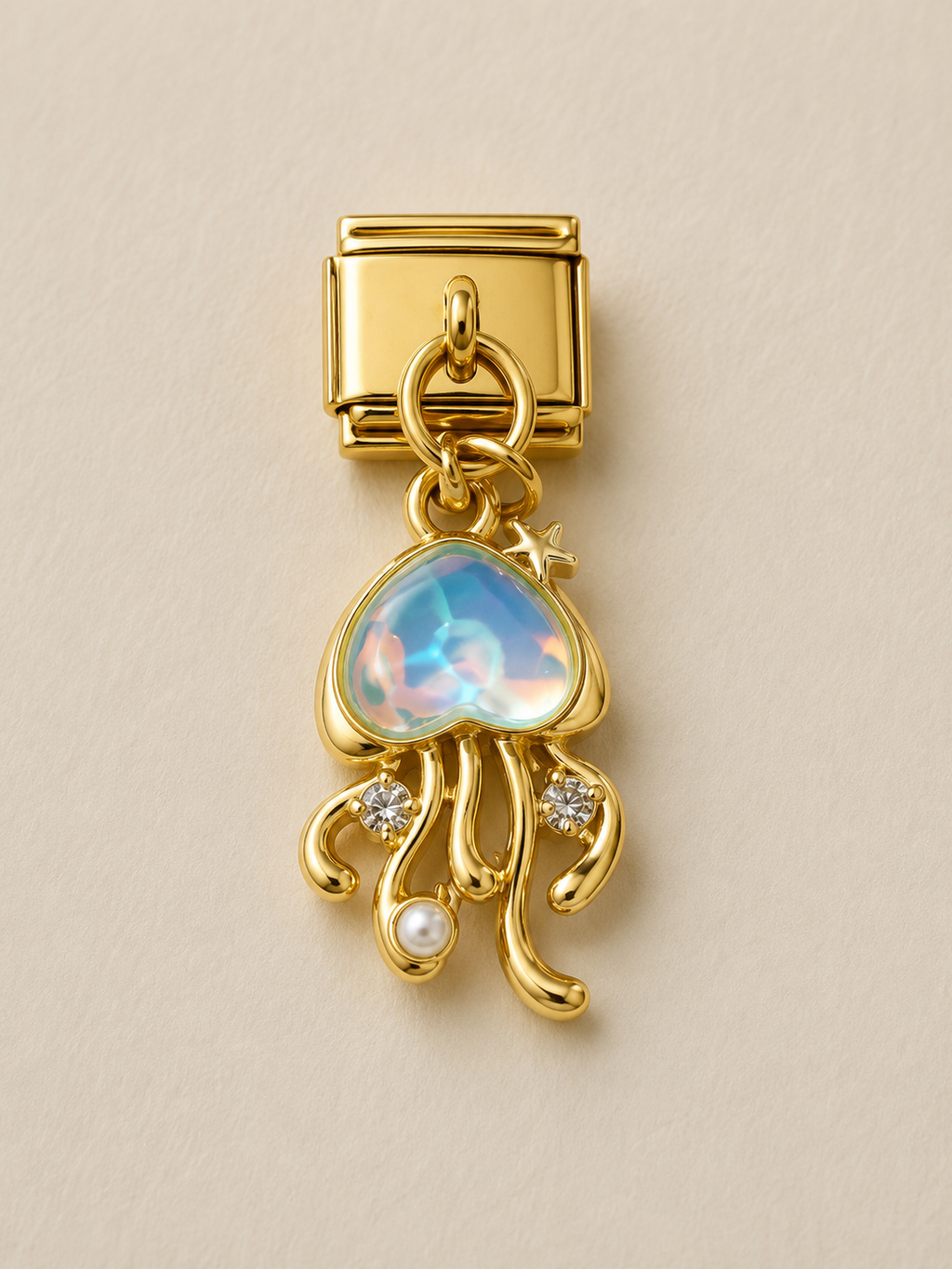 Charm méduse maillon