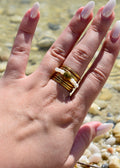Bague perles d’eau