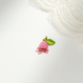 Charm fleur rose