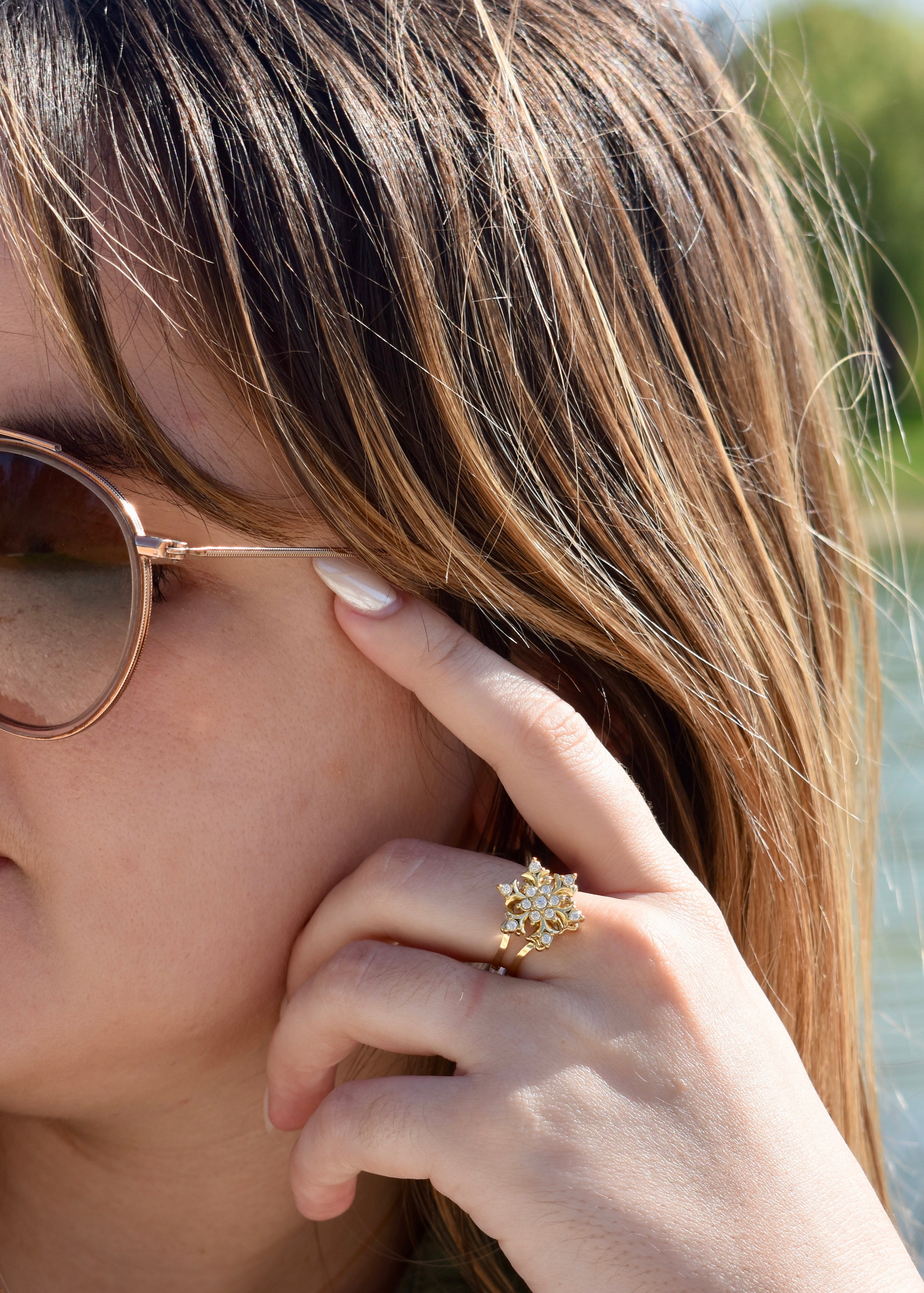 Bague antistress Magnolia