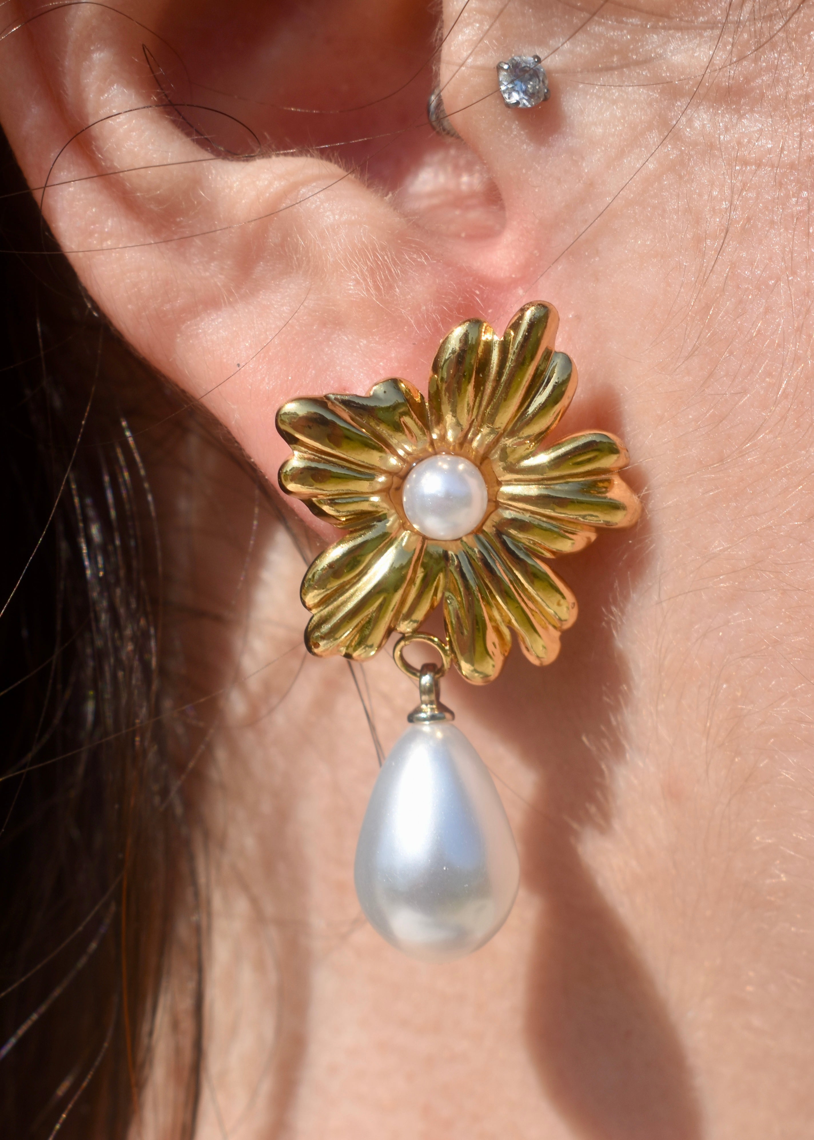 Boucles d’oreilles Lys