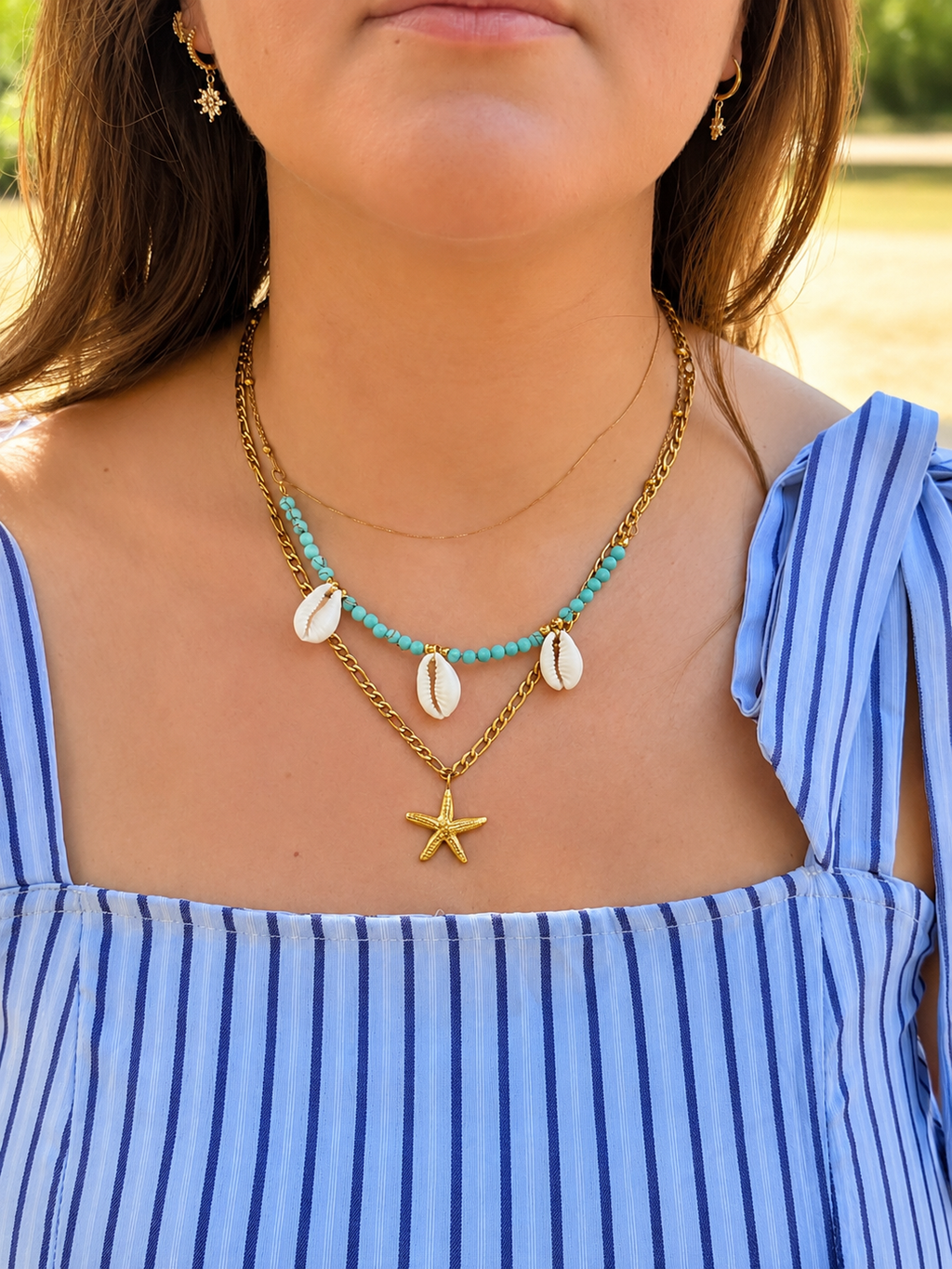 Collier Coquillages de Santorin