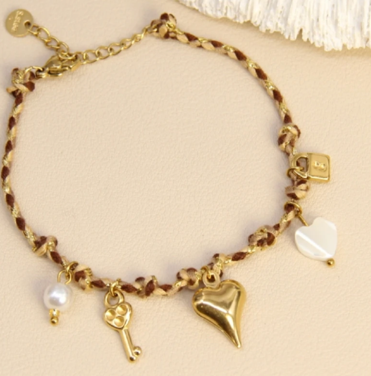 Bracelet clé du coeur