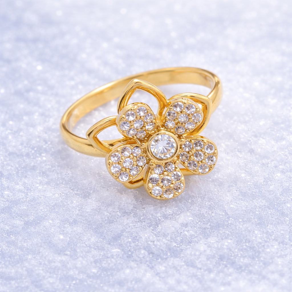 Bague antistress Fleur des Neiges