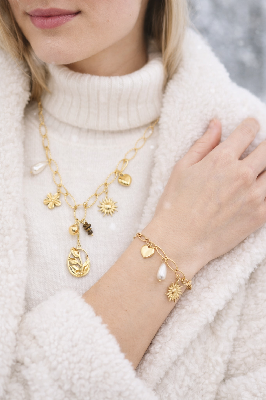 Parure Petrova (collier et bracelet)