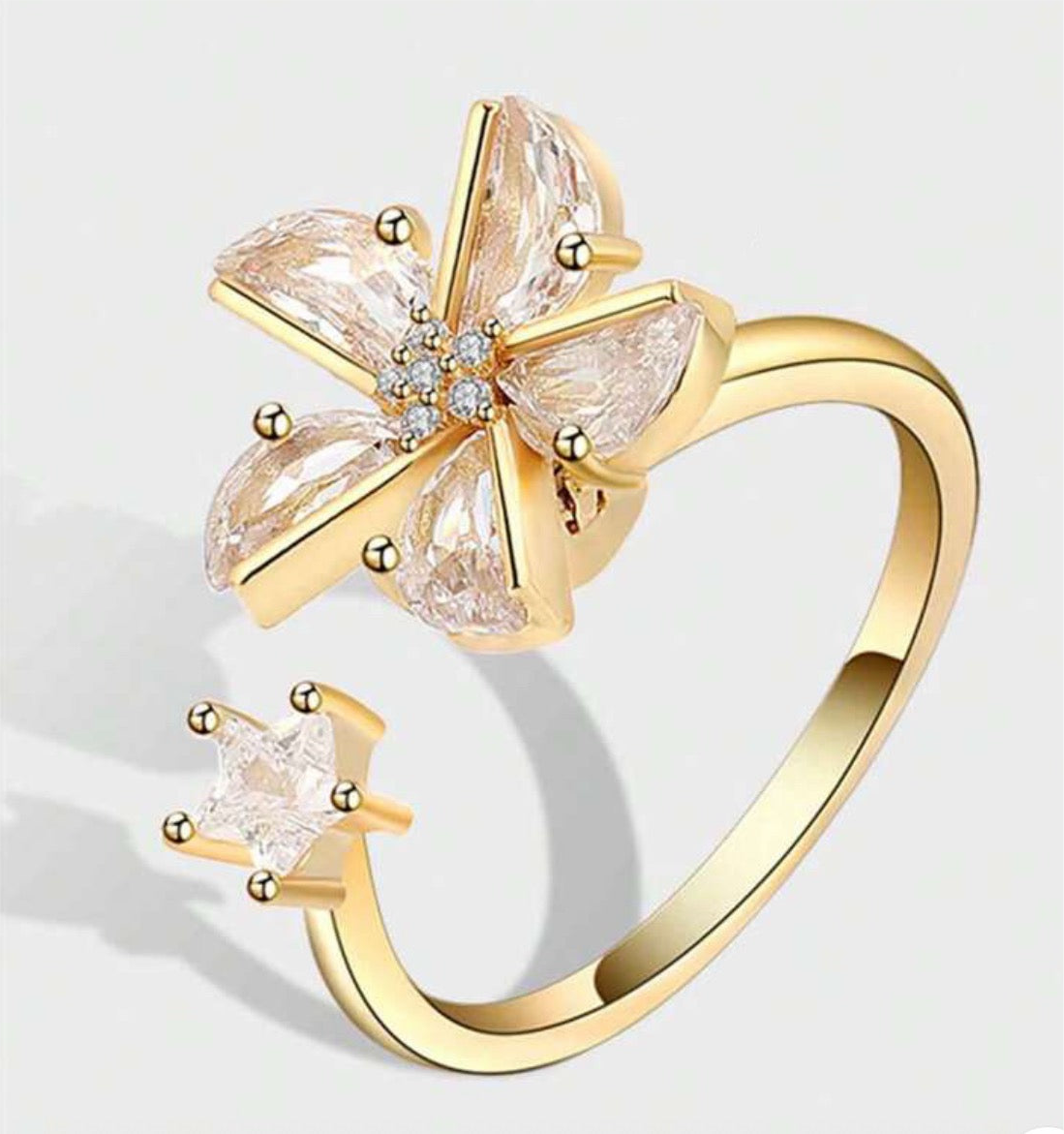 Bague antistress Flower 2