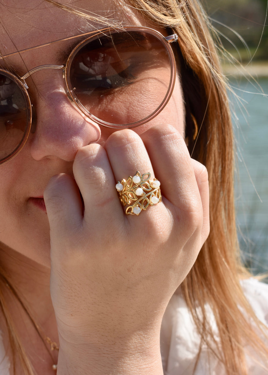 Bague Camélia
