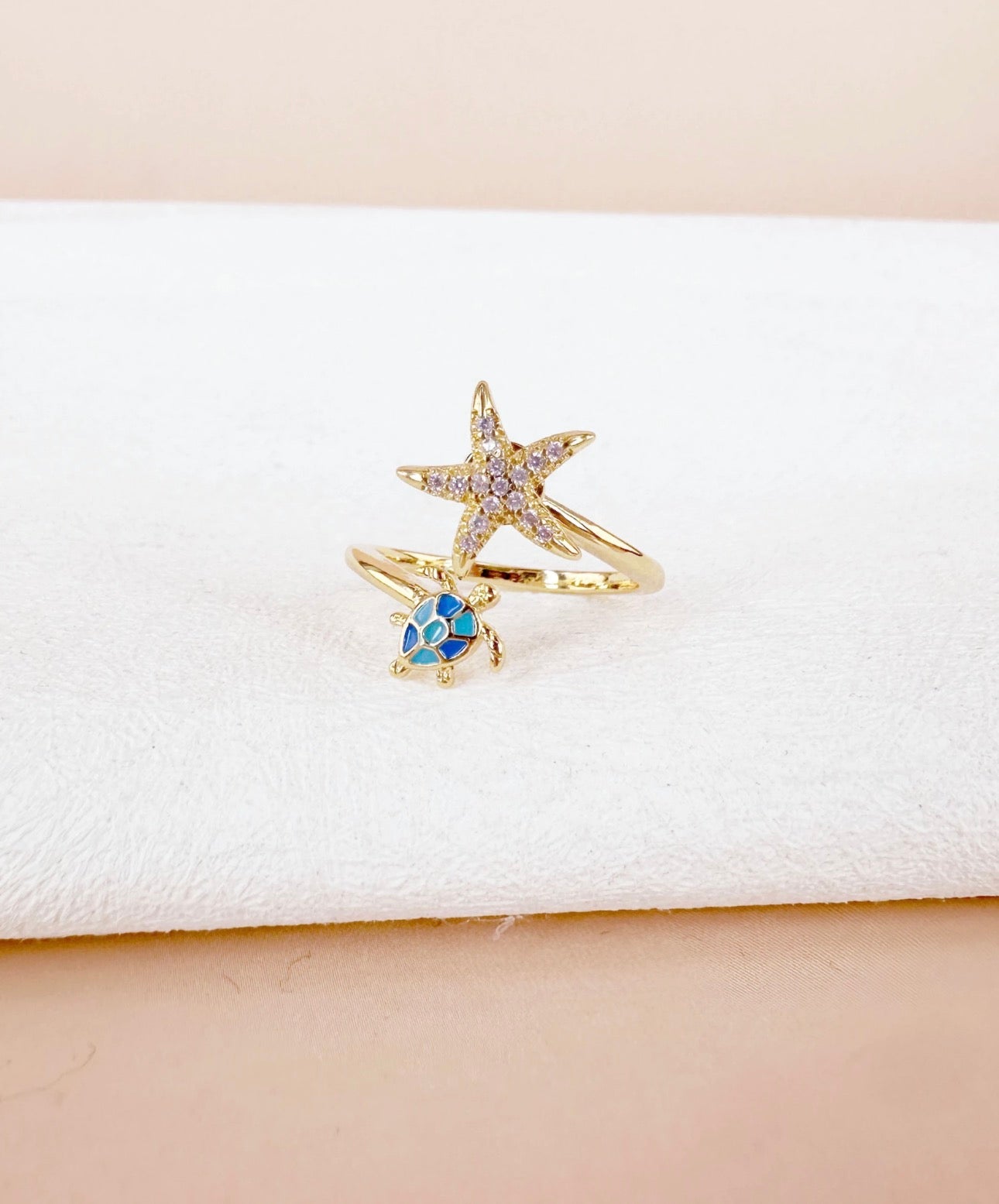 Bague antistress tortue de mer