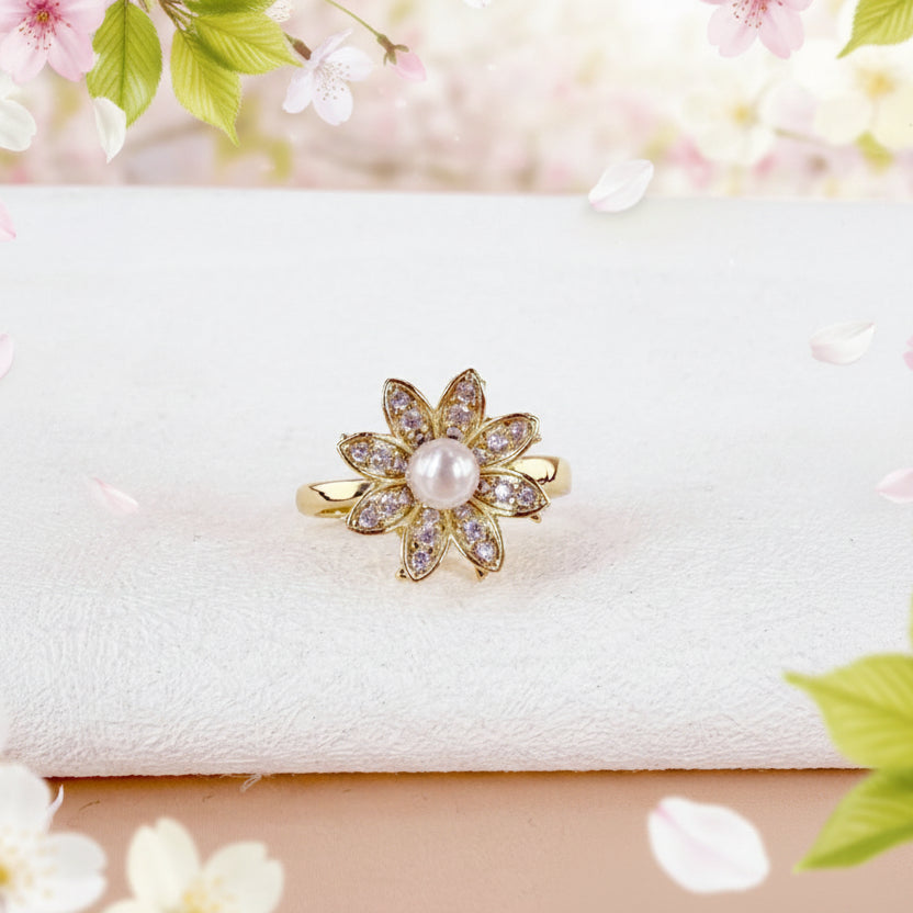 Bague antistress Fleur
