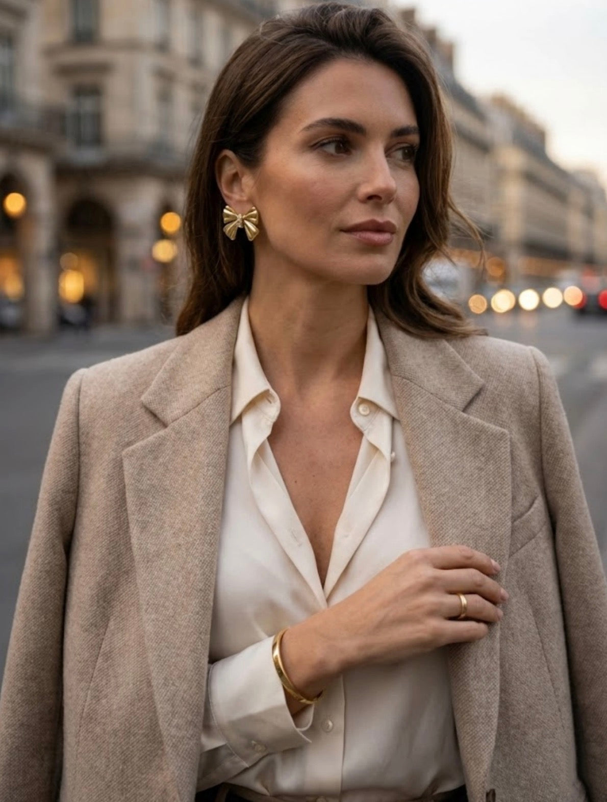 Boucles d’oreilles noeud