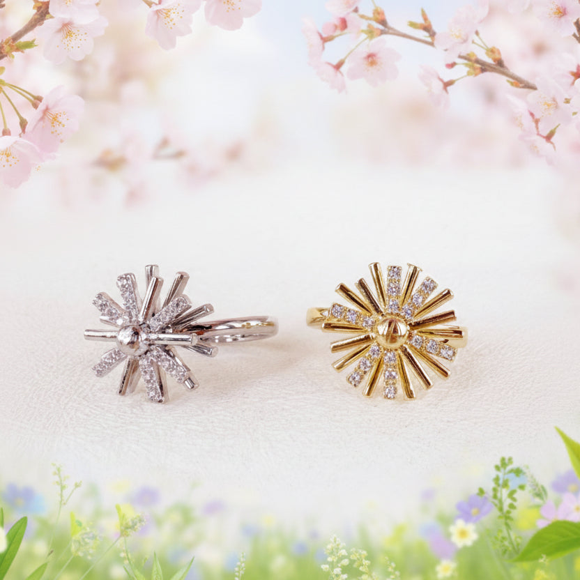 Bague antistress Flocon