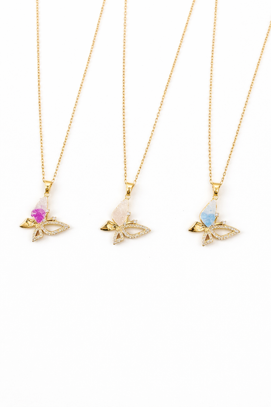 Collier Papillon d’été