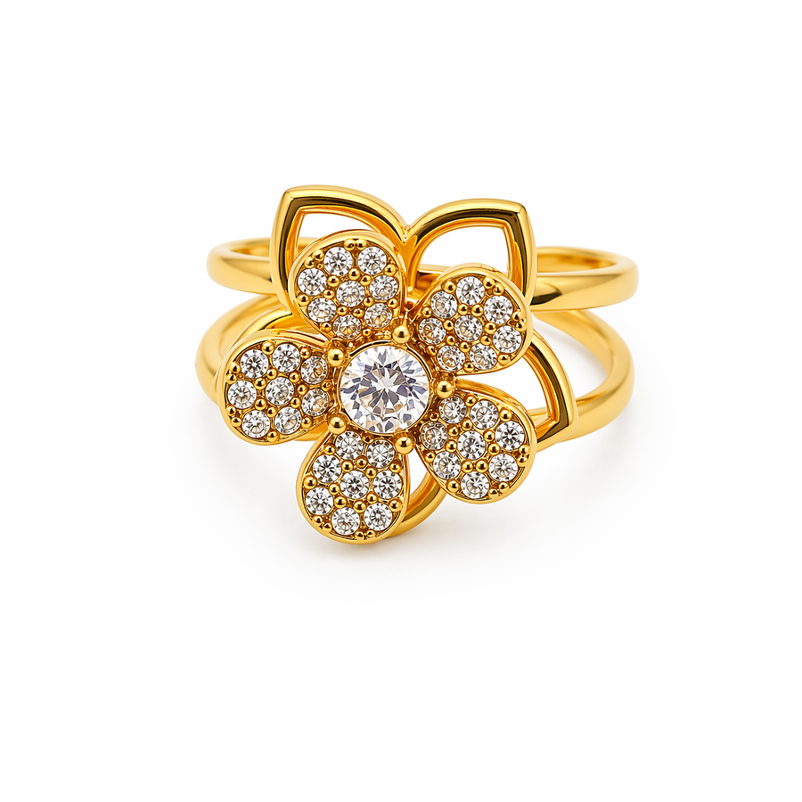 Bague antistress Fleur