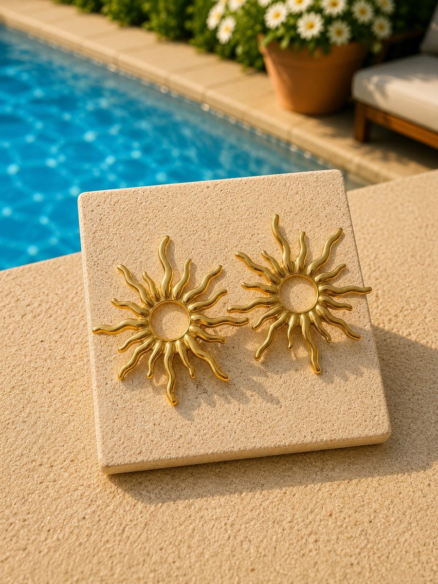 Boucles d’oreilles Soleil