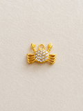 Charm crabe strass