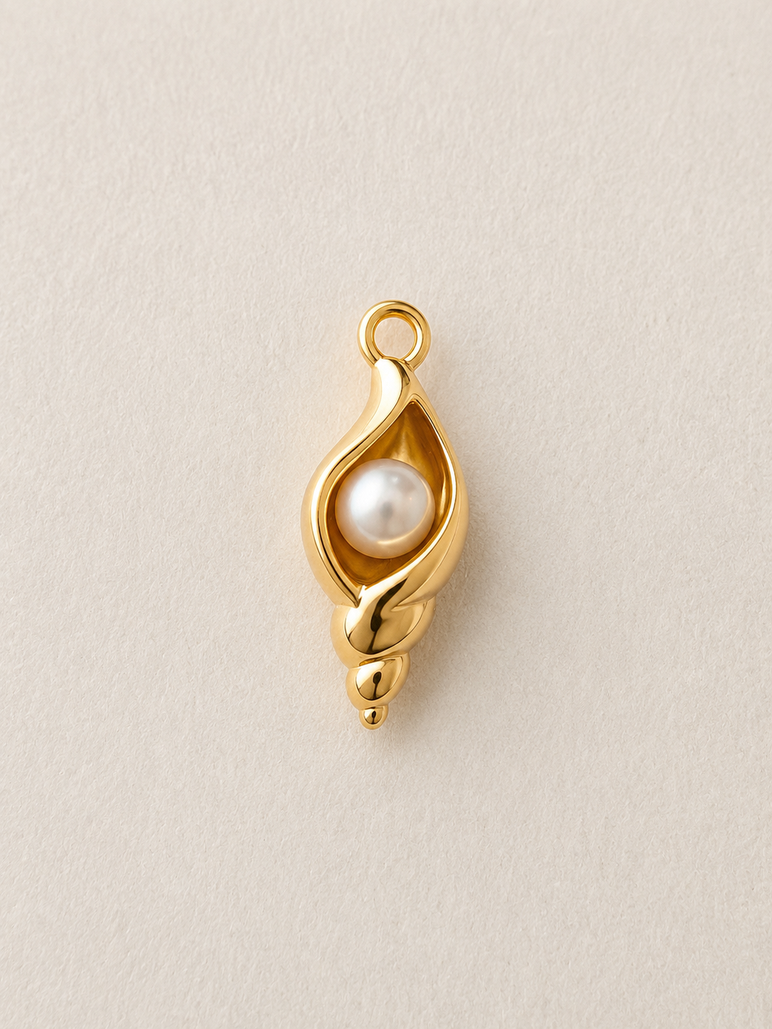 Charm coquillage perle
