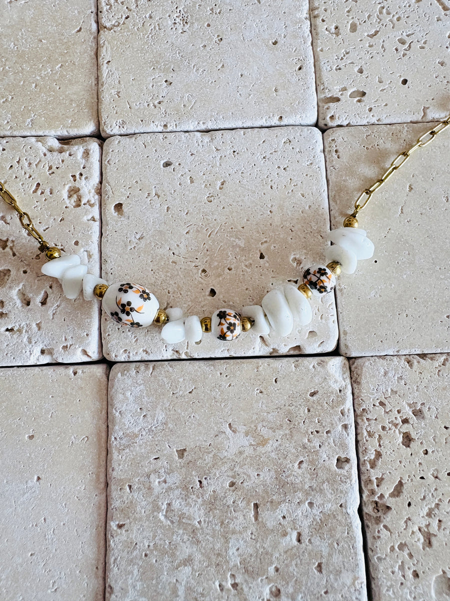 Bracelet de cheville porcelaine