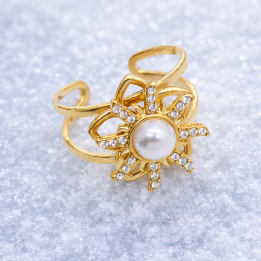 Bague antistress Soleil d'hiver